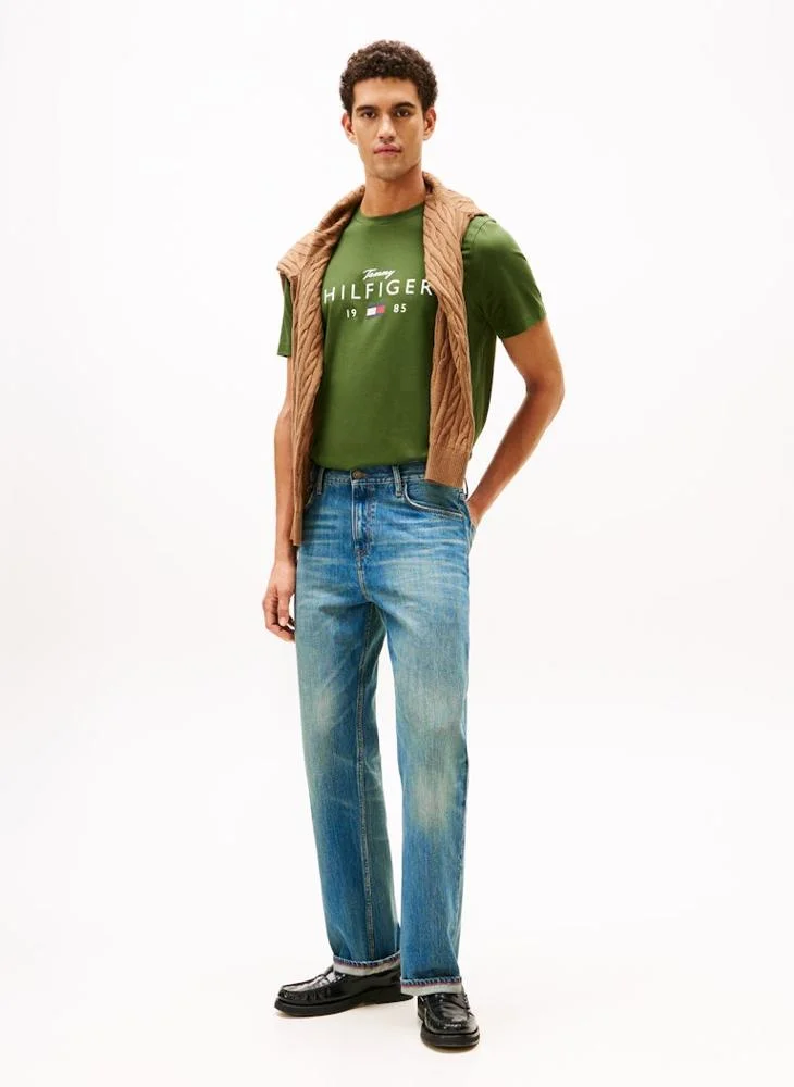 TOMMY HILFIGER  Logo Crew Neck T-Shirt for Men | Best Price UAE