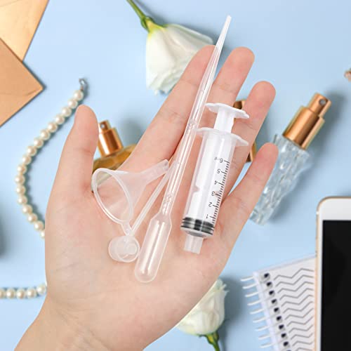 NUOMI 2 Set Perfume Refill Tool Kit, Plastic Perfume Syringe Extractor for Liquid Cologne Fragrance Sample Essential Oils, Travel Use - Image 4