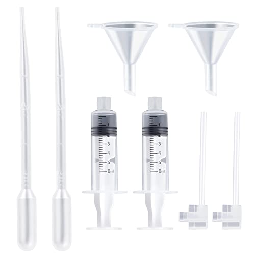 NUOMI 2 Set Perfume Refill Tool Kit, Plastic Perfume Syringe Extractor for Liquid Cologne Fragrance Sample Essential Oils, Travel Use - Image 1