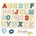 Zeoddler Alphabet Puzzles ABC Preschool Learning Toys Wooden Toys for Toddlers Alphabet Shape Puzzles for Kids Gift for Girls Boys - Image 2