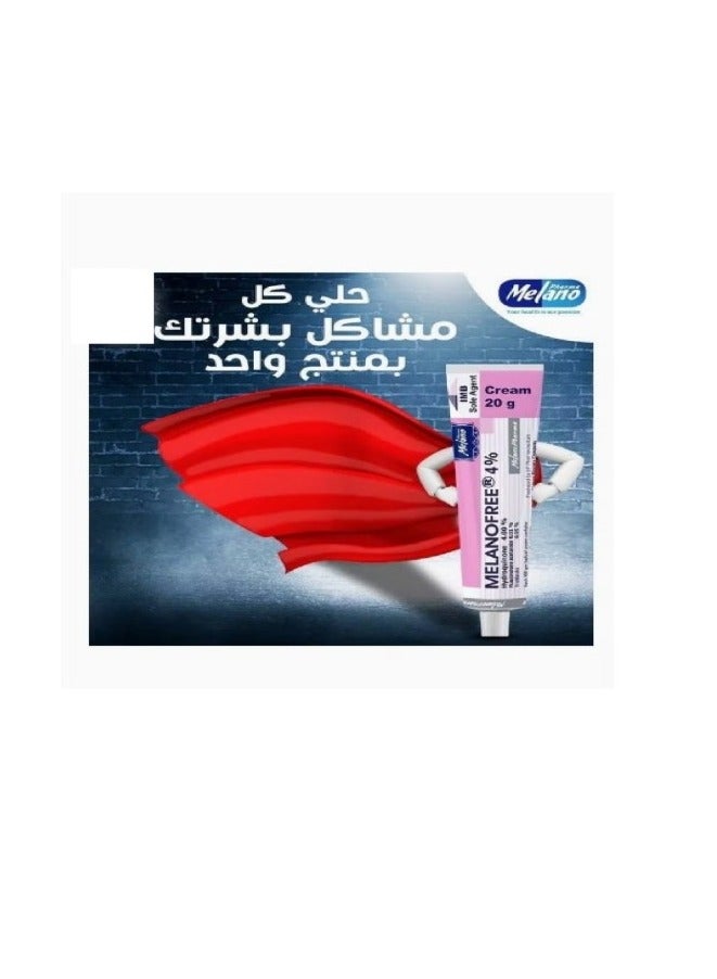 Melano Pharma Melanofree 4% Cream to Remove Dark Spots 20grams - Image 3