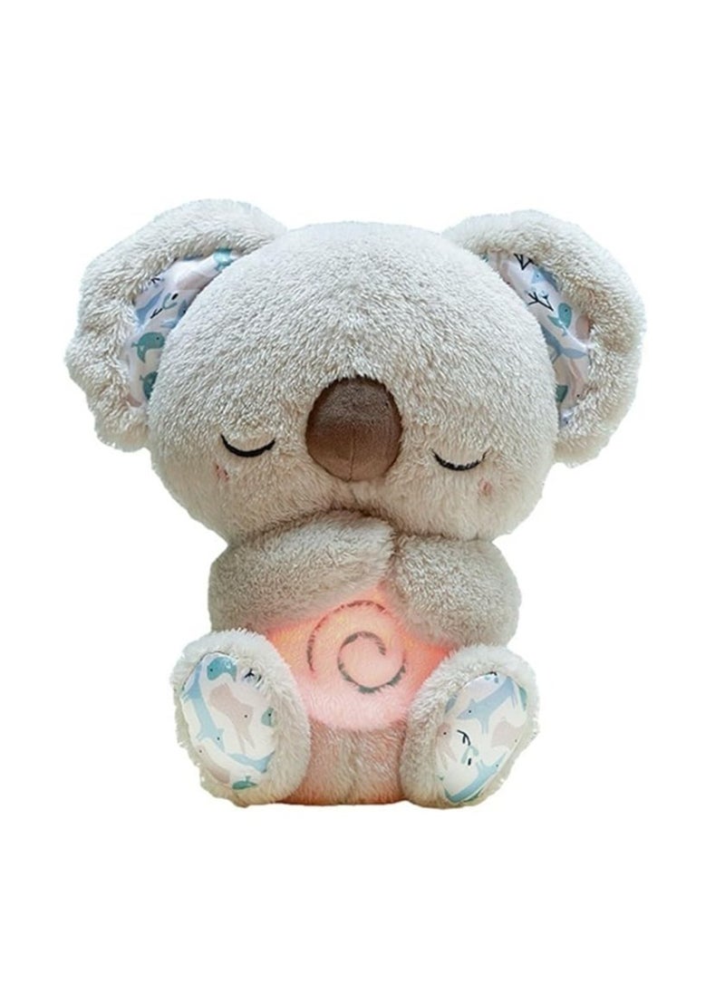 General Koala Breath Relief Plush Animal, Anxiety Relief Stuffed Animal, Sleep Koala, Breath with Music Light and Rhythmic Breathing Movement (25cm)  - Image 1