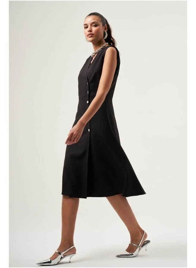 MIZALLE Button Front Dress