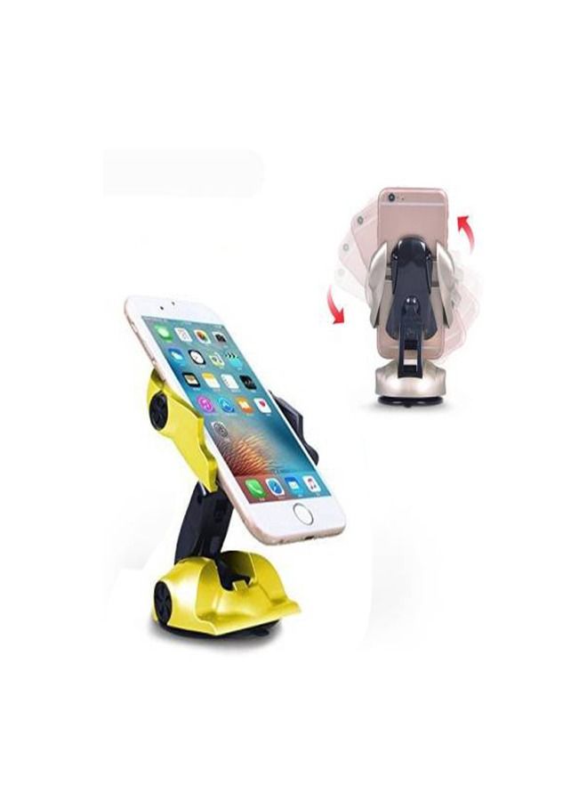 Mobile holder 360 Degree installed in the glass or the dashboard for easy and safe talking and driving - Image 1