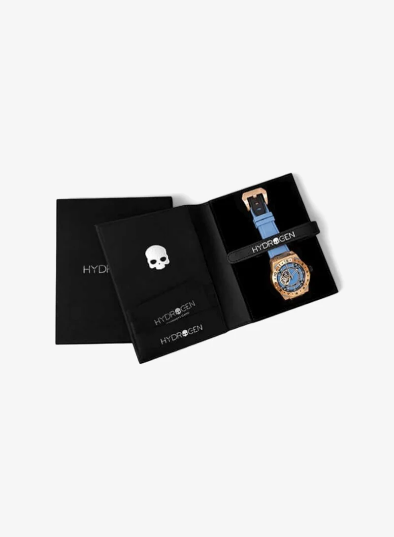 Hydrogen Watch Light Blue/Rose Gold Automatic Vento Rose Gold-Aqua Watch  | Best Price UAE