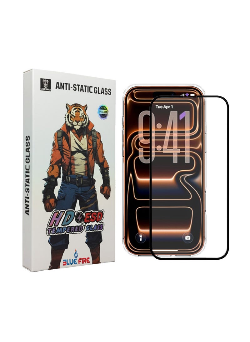 BlueFire HD Tempered Glass Screen Protector for iPhone 17 Pro – 9H Hardness, Anti-Static, Ultra-Clear, Scratch Resistant, Anti-Fingerprint, High Sensitivity Touch, Easy Bubble-Free Installation - Image 1