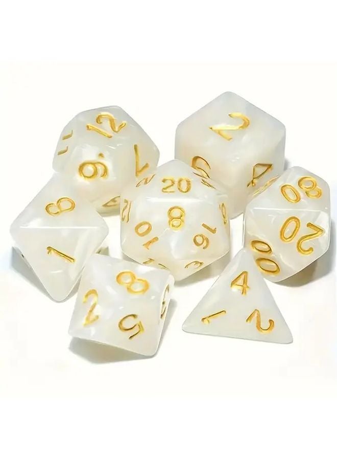 مجموعة النرد الأحمر 6 ألوان متعددة الجوانب لألعاب الحفلات متعة العائلة هدية عيد الشكر - Image 2