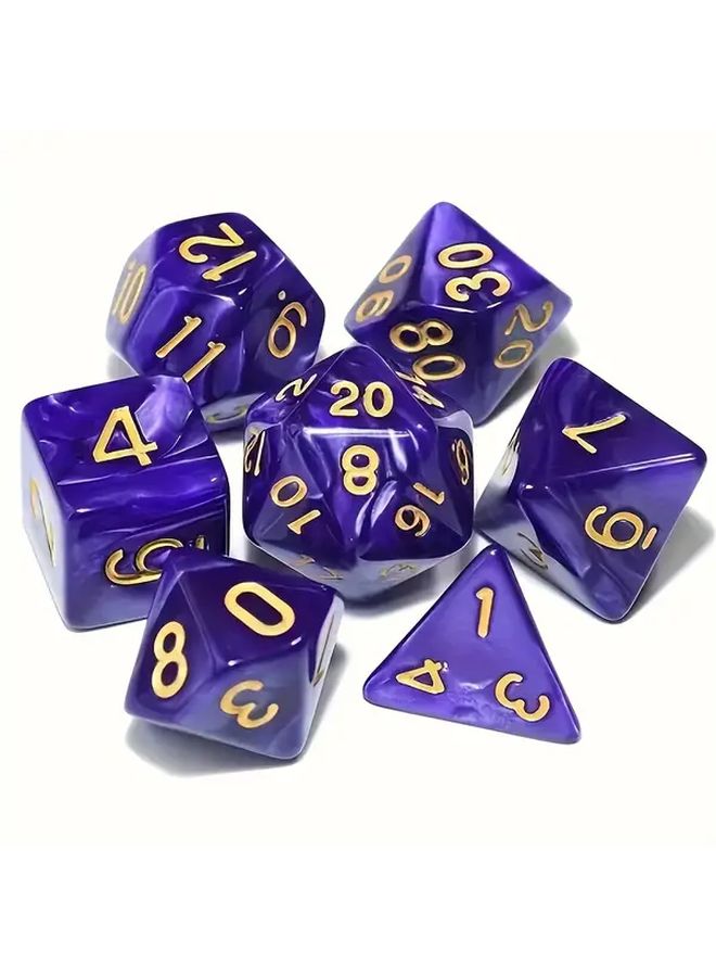 مجموعة النرد الأحمر 6 ألوان متعددة الجوانب لألعاب الحفلات متعة العائلة هدية عيد الشكر - Image 5