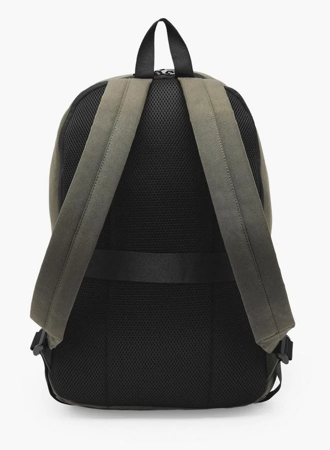 Duchini KHAKI Men Adjustable Straps Canvas Backpack  | Best Price UAE