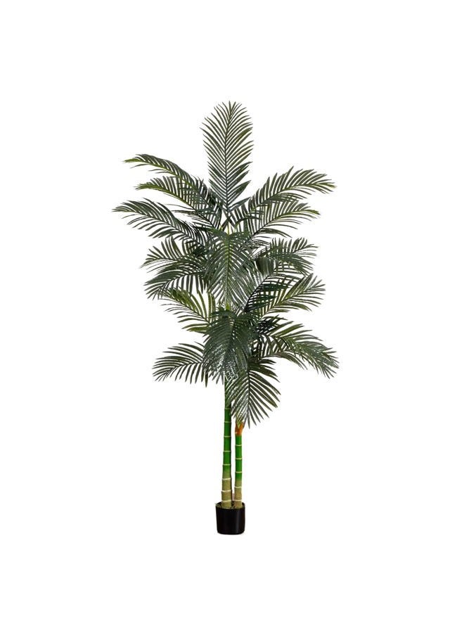 Nearly Natural 5326 8ft. Golden Cane Palm Silk Tree,Green - Image 1