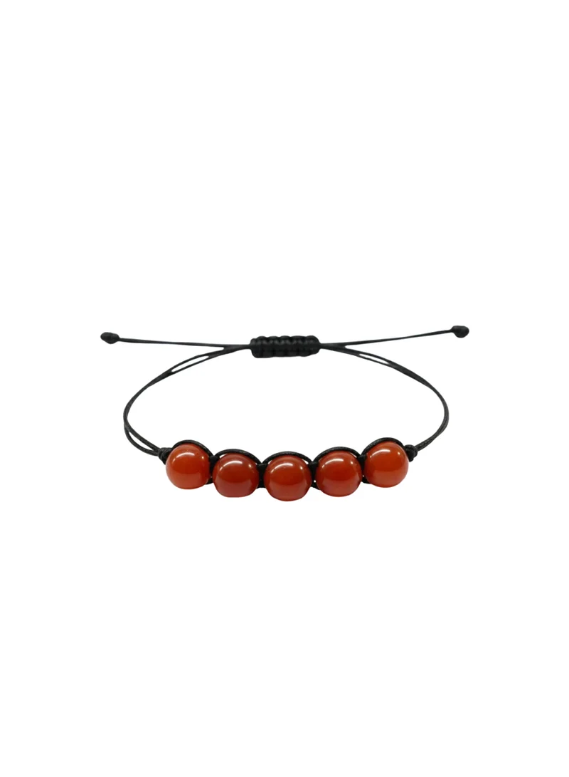 British Fossils سوار حبل هدية الطبيعة - العقيق