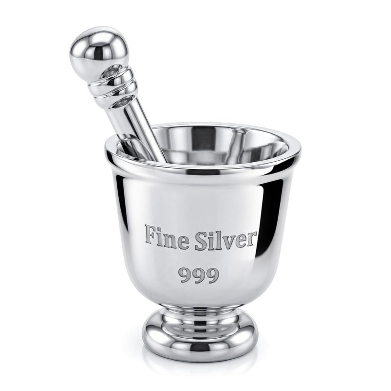 BTC 41.10g Mortar Silver Set - Image 4