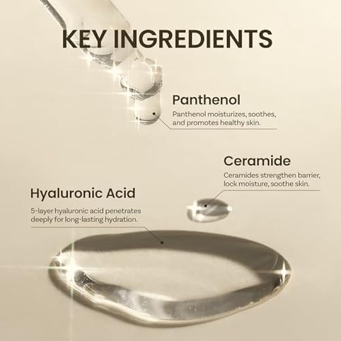 ONGREDIENTS Skin Barrier Calming Softener | Daily Soothing Toner for Dry, Sensitive Skin | Panthenol, Hyaluronic Acid, Ceramide, Hydrating, pH Balancing | Vegan, Korean Skin Care 250ml / 8.45 fl Oz - Image 3