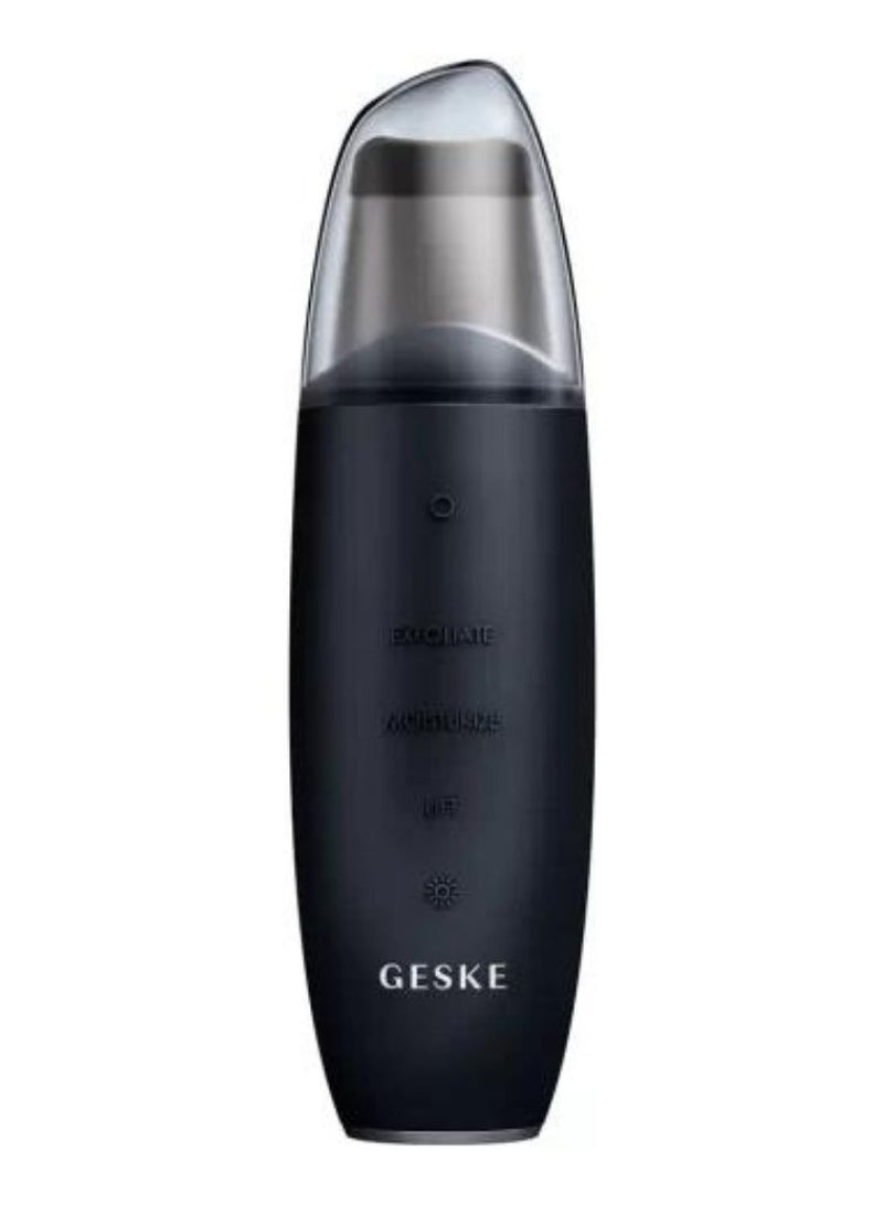 Geske MicroCurrent Skin Scrubber and Blackhead Remover 9 in 1 SmartAppGuided Black 1unit - Image 1