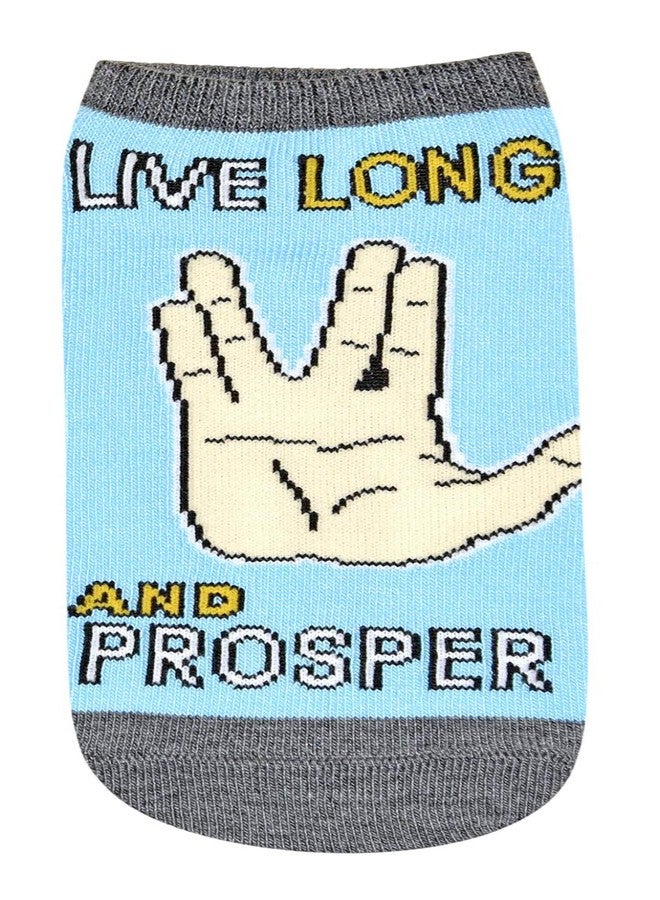 ستار تريك جوارب قصيرة من مجموعة ستار تريك سبوك، للأطفال/النساء، عبوة من 5 جوارب - Image 5