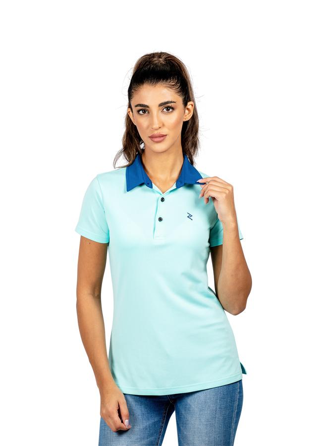 ZAECY Women's Short-Sleeve Polo - Image 1