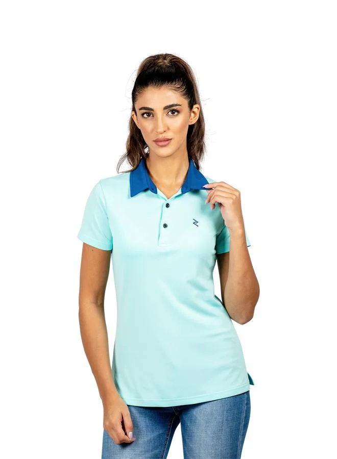 ZAECY Women's Short-Sleeve Polo
