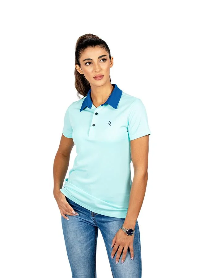 ZAECY Women's Short-Sleeve Polo