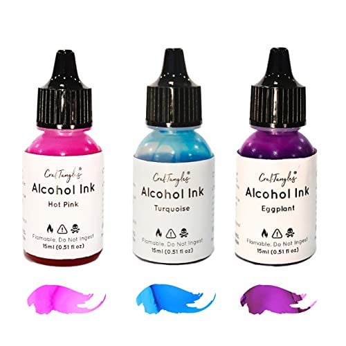 CrafTangles Alcohol Ink Set - Stunning Galaxy (15 ml Each) - Image 1