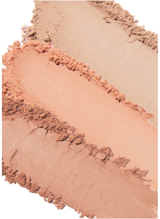 I'M MEME - Palette Afternoon Tea Blusher ; Milk Tea Time, Blush For Cheek, Natural & Neutral, Buildable & Blendable, 3 Shades Palette, Matte Powder Blush For Face & Cheeks, For All Skin Tones, 0.42 Oz - Image 1