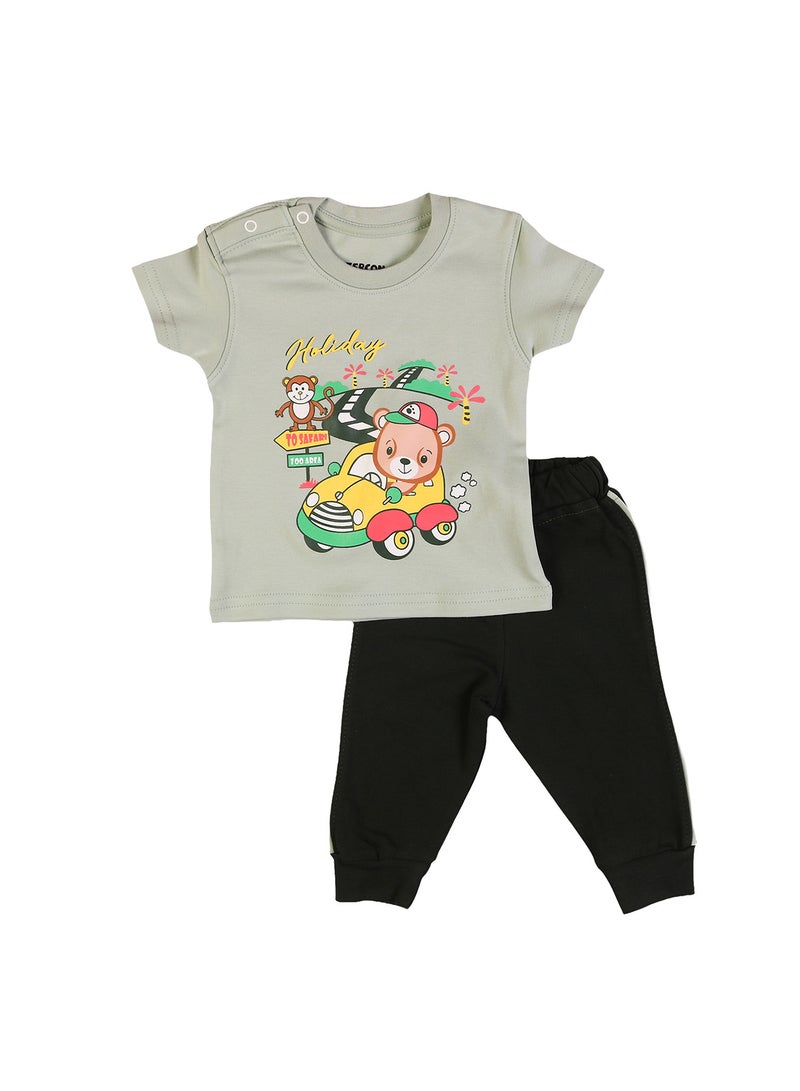 Zercon Summer Pajama Set for Newborn Babies  6280 - Image 1