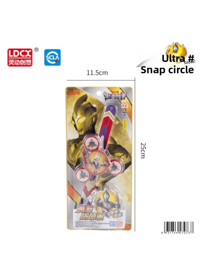 Generic - Smart Genuine Ultraman Ring-DiGa Ultraman Composite Zeta Ultraman Litga Luminous Bracelet-Color:ATM7071 Ott Snap Ring-DiGa Ultraman (composite) - Image 1