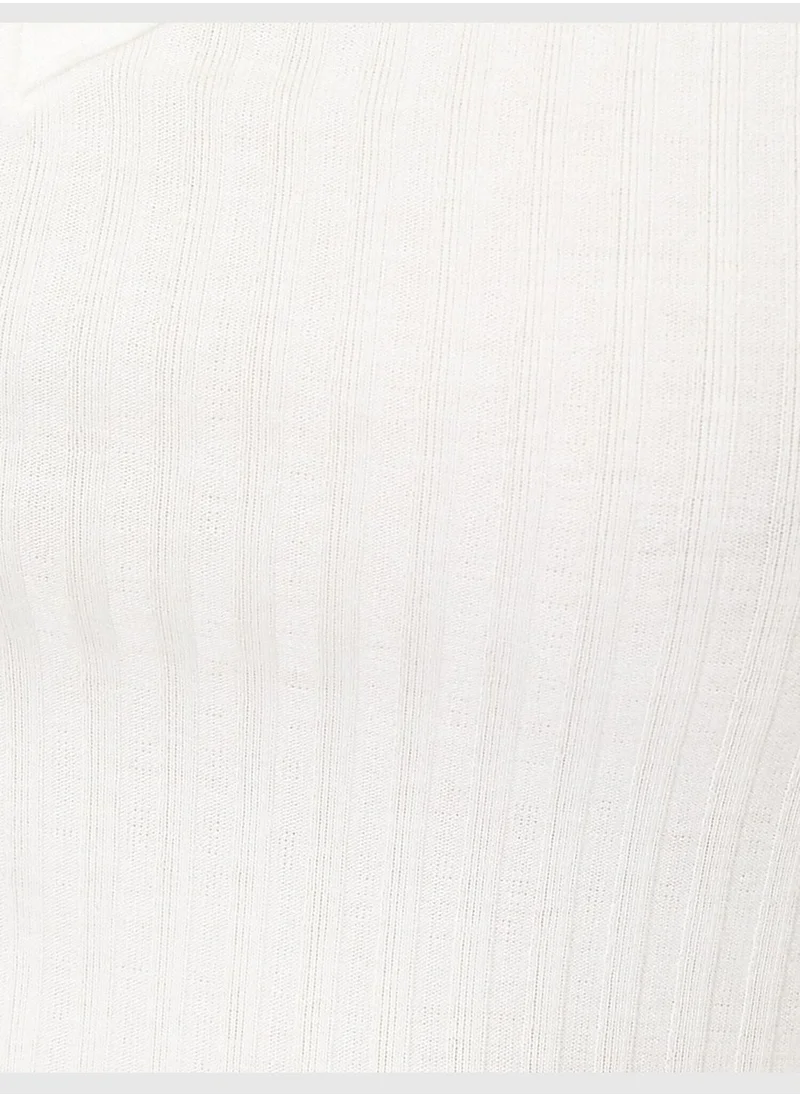 كوتون V Neck T-Shirt