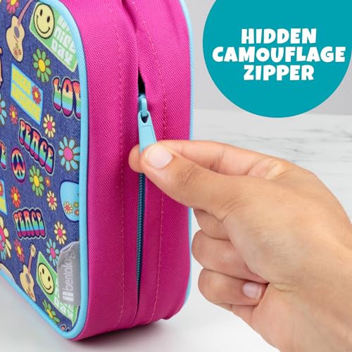 Bentology Insulated Lunch Bag for Kids & Adults- Reusable Thermal Sleeve w Clip on Handle- Easy to Clean Water-Resistant Lunchbox Tote- Mini Cooler Bag for Work School, Picnic, Daycare- Back to School - Image 5