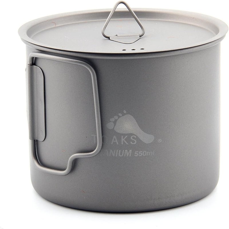 TOAKS LIGHT Titanium 550ml Pot (Ultralight Version) - Image 3