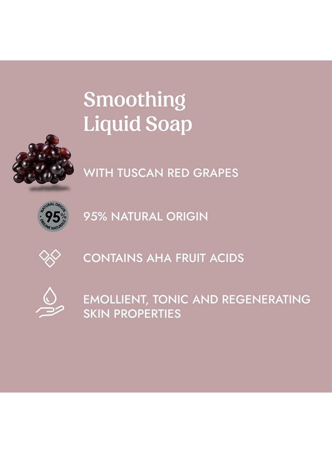 ITÍNERA Itinera Smoothing Liquid Soap With Tuscan Red Grapes (12.51 Fl Oz) With Aloe Vera And Glycerine Vegan Friendly 95% Natural Origin Ingredients - Image 5