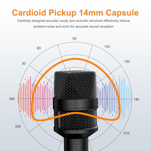 COMICA Revo S Wireless Handheld Microphone for iPhone, USB C Interview Microphone, 48kHz/24bit Audio Recording, 15H Battery, Smartphone Mic for Content Creator, Reporter, Podcast, Street Interview - Image 3