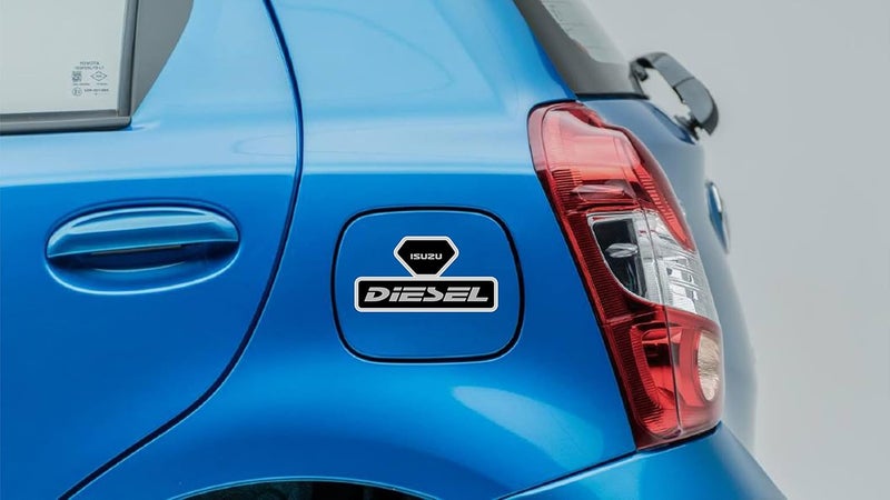 BIG FLAG BFRC 3D Gel Finish Car Fuel Badge - Black - Diesel - Sticker Universal for Specific Brand (FBBDVAR) (lSUZU) - Image 2