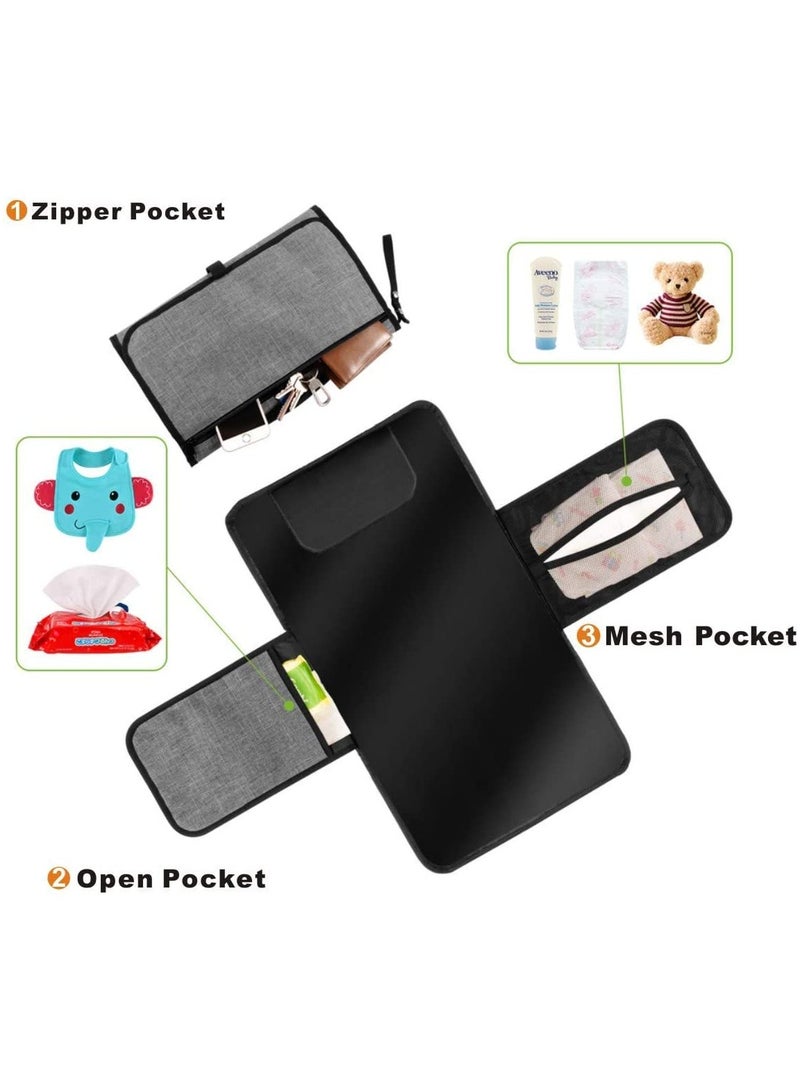 Portable Diaper Changing Mat Waterproof Baby Changing Pad - Image 2