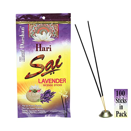 Hari Darshan Hari Sai Combo Agarbatti| Sandal | Lavender | Mogra | Rose | Long Incense Sticks Agarbatti |Fragrance for Daily Pooja, Havan, Meditation | Pack of 4- (120 g Each Approx. 400 Sticks) - Image 4