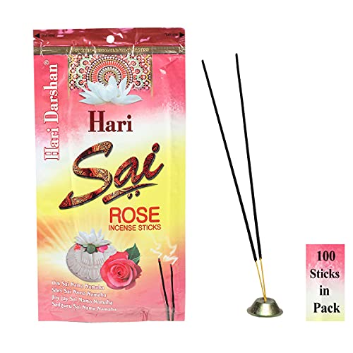 Hari Darshan Hari Sai Combo Agarbatti| Sandal | Lavender | Mogra | Rose | Long Incense Sticks Agarbatti |Fragrance for Daily Pooja, Havan, Meditation | Pack of 4- (120 g Each Approx. 400 Sticks) - Image 5