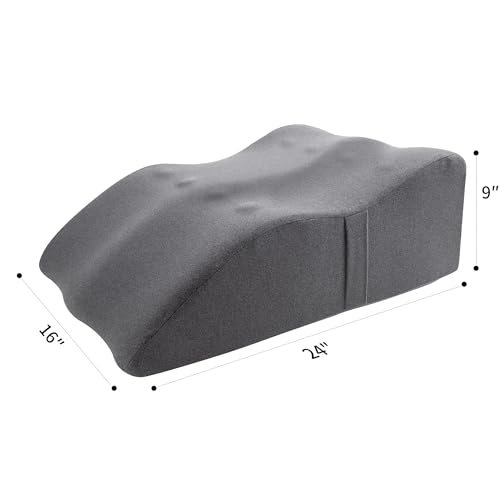 itcozy Leg Elevation Pillow with Soft Memory Foam, Wedge Pillow for Reading, Rest, Surgery, Relieves Back, Swelling, Hip, Knee Pain and Improves Blood Circulation - Image 5