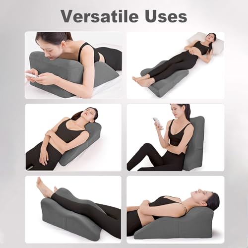 itcozy Leg Elevation Pillow with Soft Memory Foam, Wedge Pillow for Reading, Rest, Surgery, Relieves Back, Swelling, Hip, Knee Pain and Improves Blood Circulation - Image 4