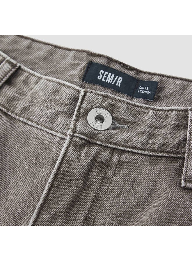 Semir Vintage Straight Leg Jeans For Men  Autumn Long Pants 103525124102a - Image 3