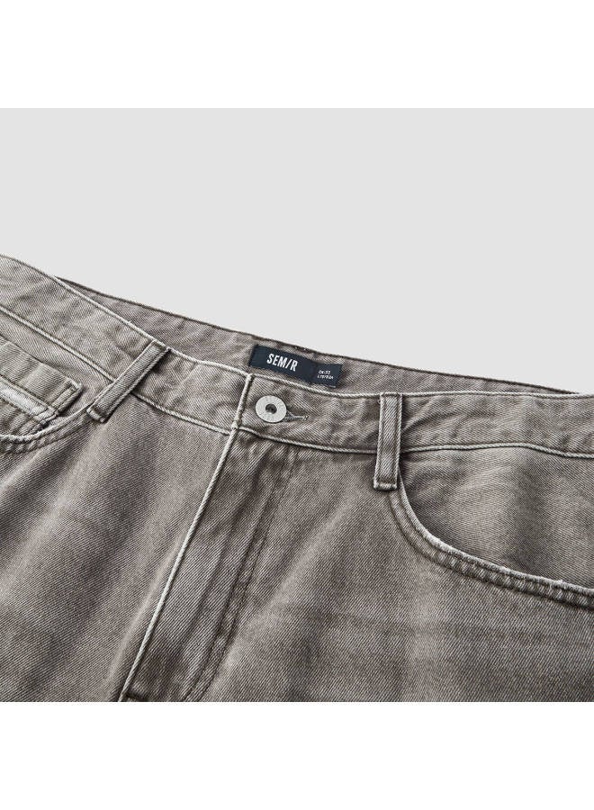 Semir Vintage Straight Leg Jeans For Men  Autumn Long Pants 103525124102a - Image 2