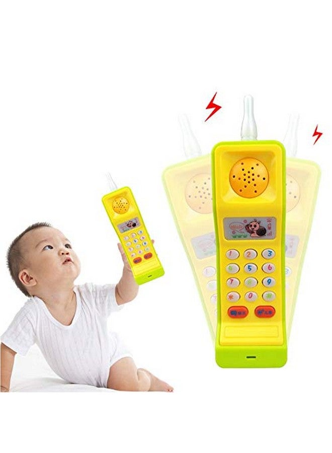 vGRASSP VGRASSP Cordless Musical Toy Phone Mobile for Kids - Animal, Number and Keypress Sounds - Colorful Lights and Music  - Image 5