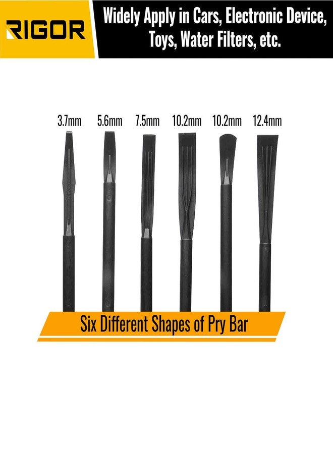 ريجور طقم أدوات فك وتركيب RIGOR 56001 المقاوم للتلف، 6 قطع | طقم ذراع فك | استبدال الحشيات، وأختام الزيت، والحلقات الدائرية، وقطع الغيار الصغيرة - Image 4