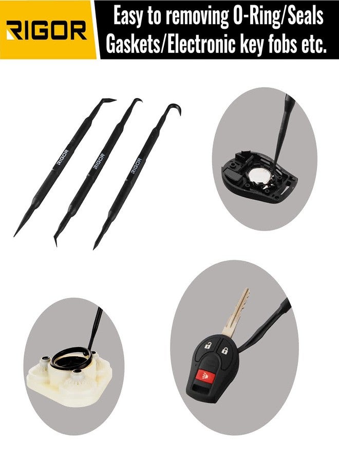 ريجور طقم أدوات فك وتركيب RIGOR 56001 المقاوم للتلف، 6 قطع | طقم ذراع فك | استبدال الحشيات، وأختام الزيت، والحلقات الدائرية، وقطع الغيار الصغيرة - Image 5