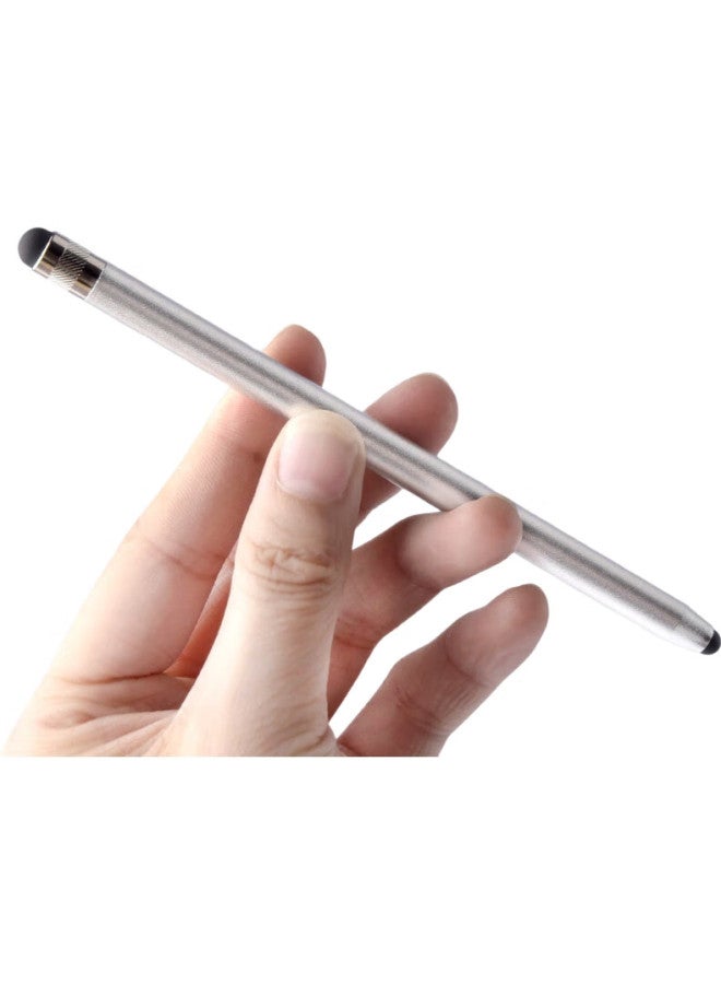 Linkstone Liantuo Ipad Capacitive Stylus, Mobile Touch Pen, Dual-Use Touchscreen Pen, Tablet Drawing, Universal Huawei Android Microsoft Surface Writing Pen, Silver P103A - Image 2