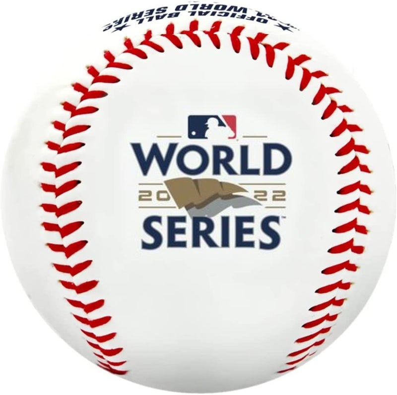 Rawlings راولينغز | أبطال العالم 2022 الرسميين | هيوستن أستروس | كرة قاعدة تذكارية | فينيل أبيض - Image 3