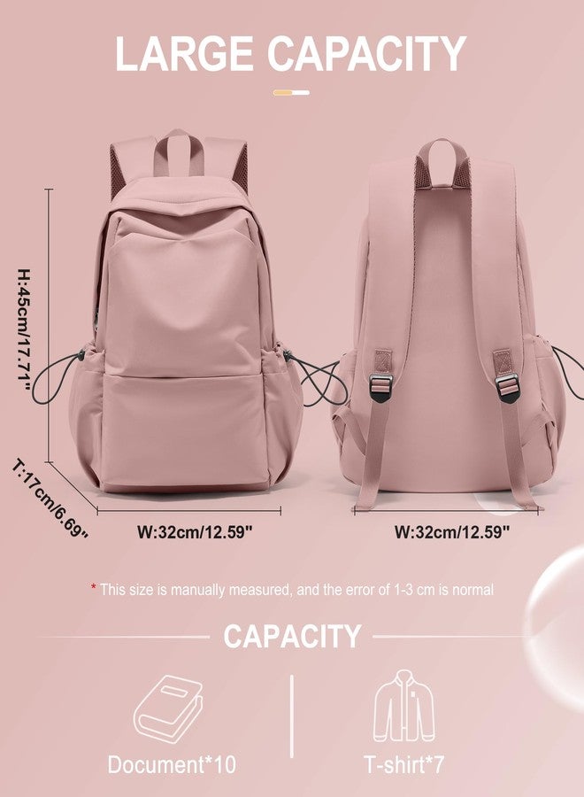 UPPACK Casual Backpack School Backpack, Pink - Image 3