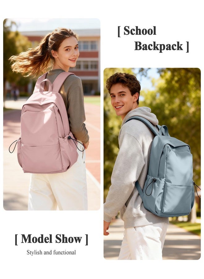 UPPACK Casual Backpack School Backpack, Pink - Image 2