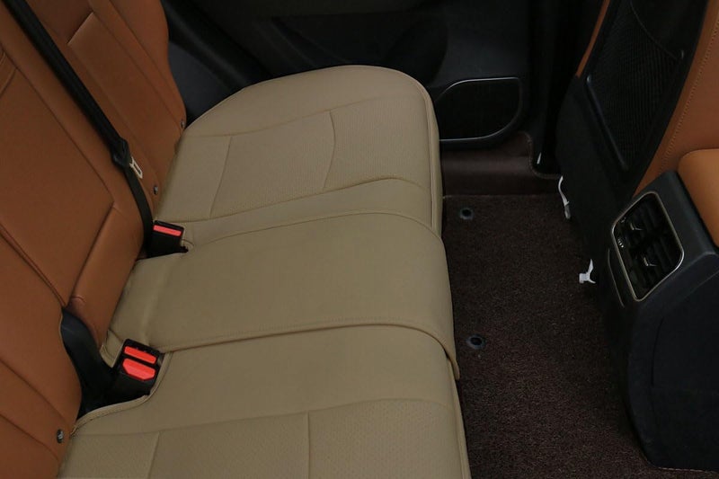 EDEALYN 1 Pack Scalable (124-140cm) Back Seat Cover Car Seat Cover Seat Protector Rear Seat Bottom Cover Fits 90% of car - for Seat Bottom Only (Tan - Rear seat) - Image 3
