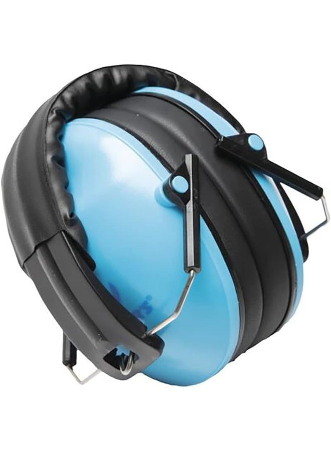 Walker's Youth Childrenâ€™s Low Profile Lightweight Padded Headband Adjustable Folding Noise-Reducing Hearing Protection Earmuffs, Blue, Small - Image 3