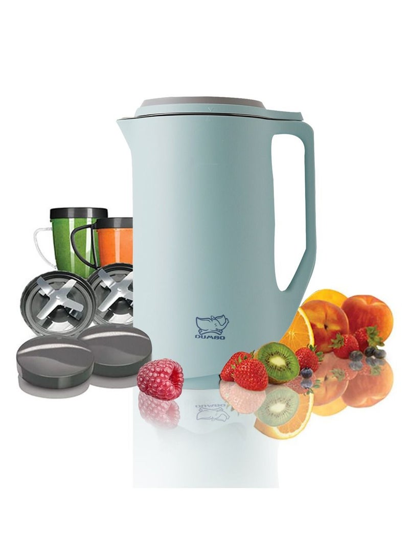 DUMBO Electric Wall-breaking Cooking Soymilk Machine Grinder Juicer 400ml 400W DB-03 Green  - Image 1