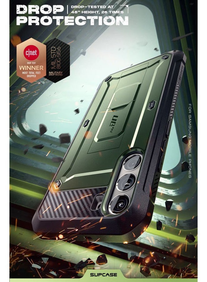 SupCase [Unicorn Beetle Pro Series] Case Designed For Samsung Galaxy S23 5G (2023 Release), Full-Body Dual Layer Rugged Holster & Kickstand Case Without Built-in Screen Protector - Guldan - Image 3